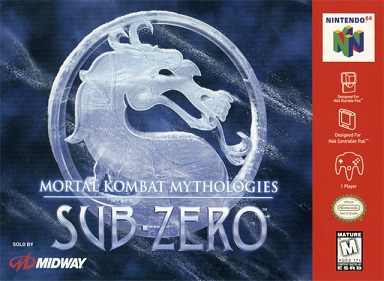 Pochette Mortal Kombat Mythologies : Sub-Zero version Nintendo 64