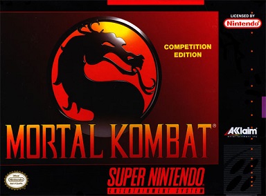 Pochette Mortal Kombat version Super Nintendo