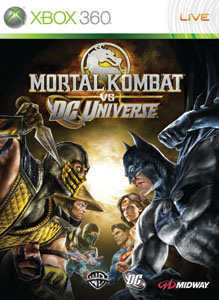 Pochette Mortal Kombat vs DC Universe version Xbox 360