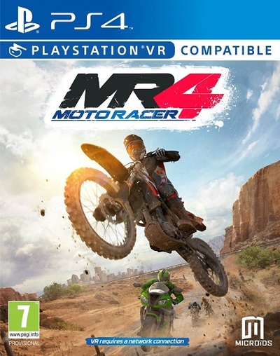 Pochette Moto Racer 4 version PlayStation 4