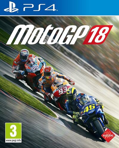 Pochette MotoGP 18 version PlayStation 4