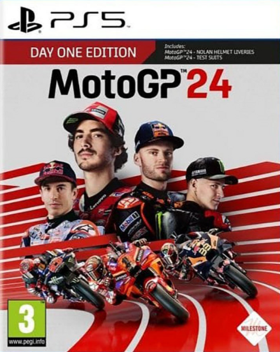 Pochette MotoGP 24 version PlayStation 5