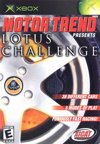 Pochette Motor Trend Lotus Challenge version Xbox