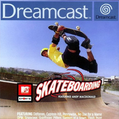 Pochette MTV Sports : Skateboarding Featuring Andy MacDonald version Dreamcast