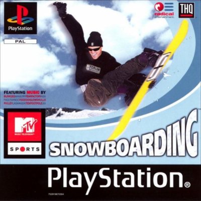 Pochette MTV Sports : Snowboarding version PlayStation