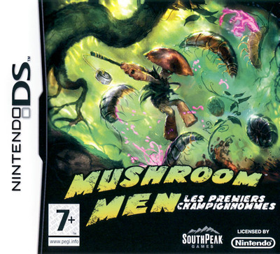 Pochette Mushroom Men : Les premiers Champignhommes version DS