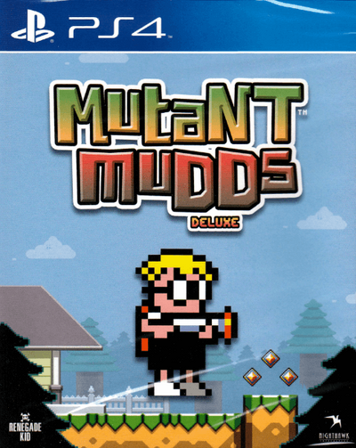 Pochette Mutant Mudds Deluxe version PlayStation 4