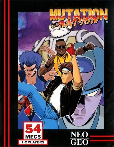 Pochette Mutation Nation version Neo Geo