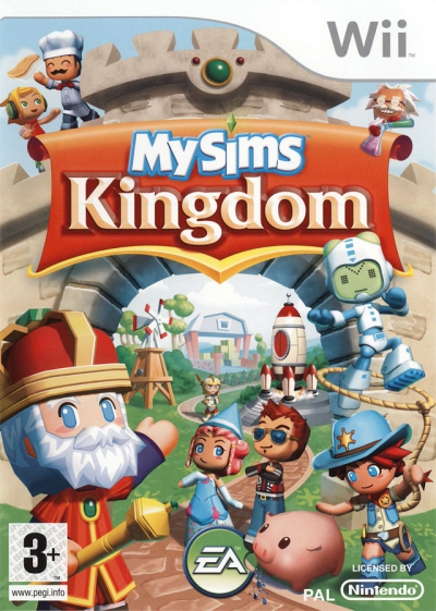 Pochette MySims Kingdom version Wii