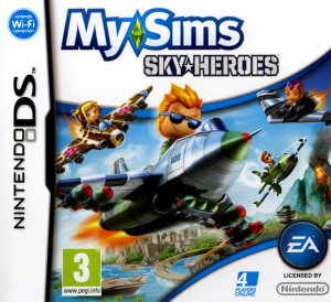 Pochette MySims Sky Heroes version DS