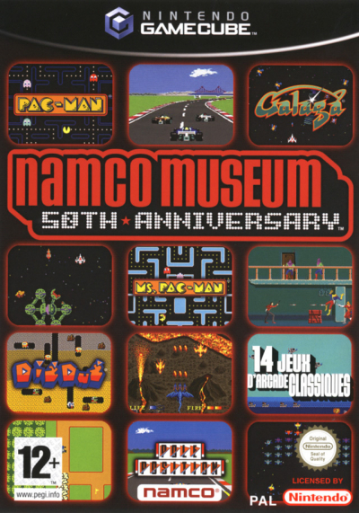 Pochette NAMCO museum 50th anniversary version GameCube