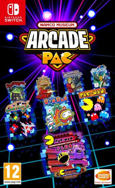 Pochette Namco Museum Arcade Pac version Switch