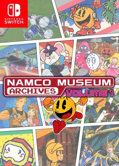 Pochette Namco Museum Archives Volume 1 version Switch