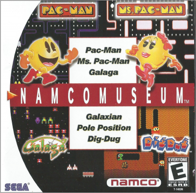 Pochette Namco Museum version Dreamcast