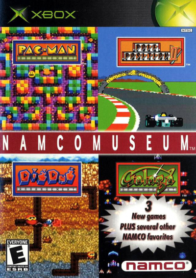 Pochette Namco Museum version Xbox