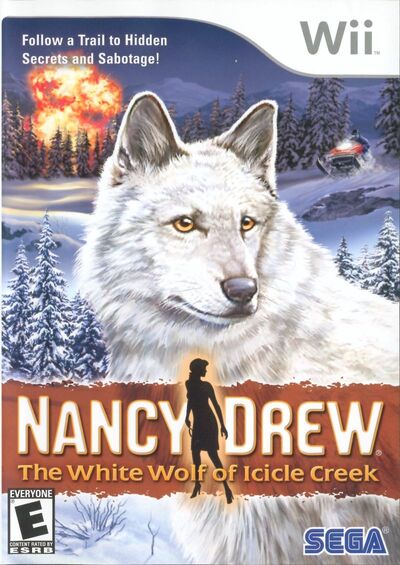 Pochette Les Enquêtes de Nancy Drew : Le Loup Blanc d'Icicle Creek version Wii