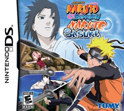 Pochette Naruto : Naruto vs Sasuke version DS