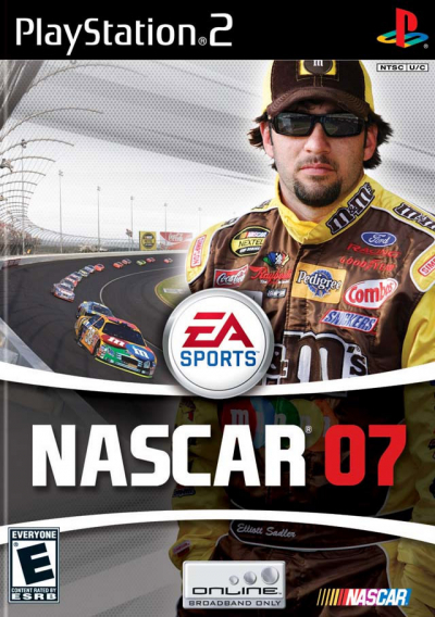 Pochette NASCAR 07 version PlayStation 2
