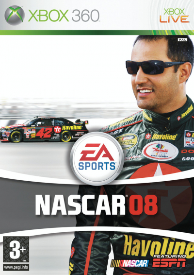 Pochette Nascar 08 version Xbox 360