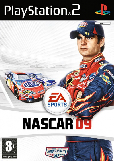 Pochette NASCAR 09 version PlayStation 2