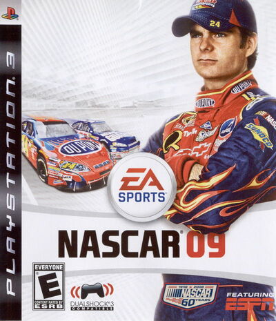 Pochette NASCAR 09 version PlayStation 3
