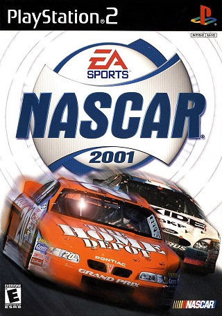 Pochette Nascar 2001 version PlayStation 2