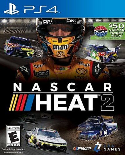 Pochette Nascar Heat 2 version PlayStation 4