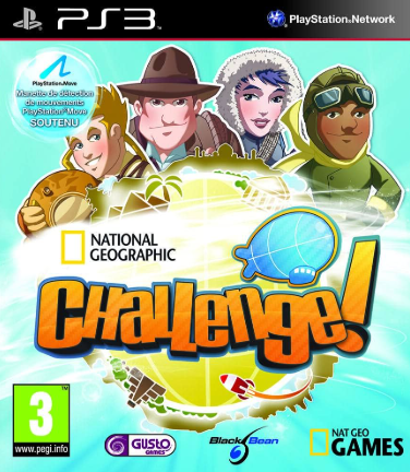 Pochette National Geographic Challenge ! version PlayStation 3