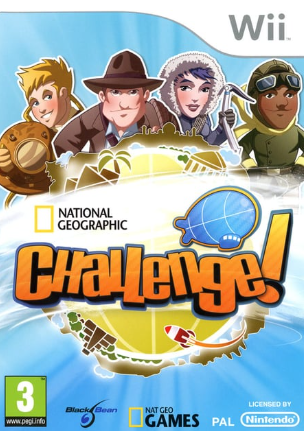 Pochette National Geographic Challenge ! version Wii