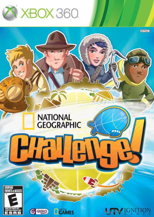 Pochette National Geographic Challenge ! version Xbox 360