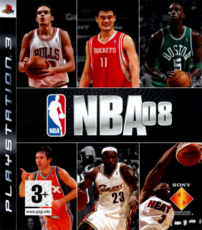Pochette NBA 08 version PlayStation 3