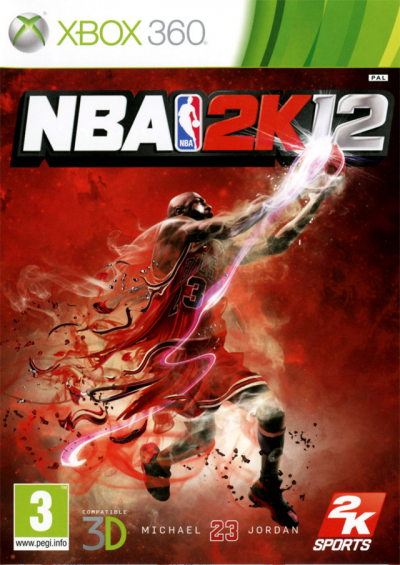 Pochette NBA 2K12 version Xbox 360