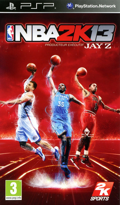 Pochette NBA 2K13 version PSP
