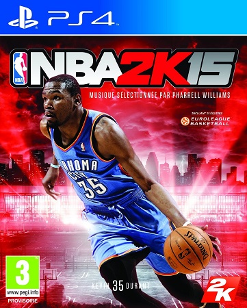 Pochette NBA 2K15 version PlayStation 4