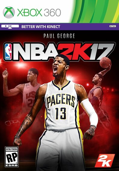 Pochette NBA 2K17 version Xbox 360
