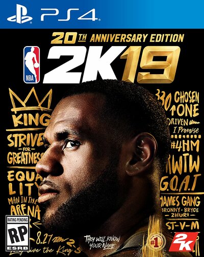 Pochette NBA 2K19 version PlayStation 4