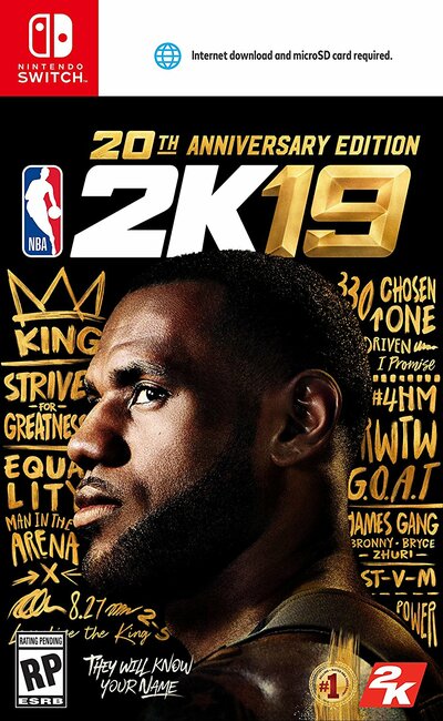 Pochette NBA 2K19 version Switch
