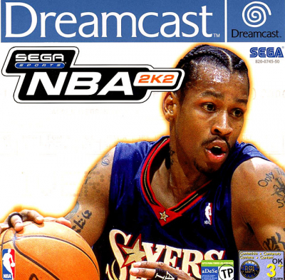 Pochette NBA 2K2 version Dreamcast