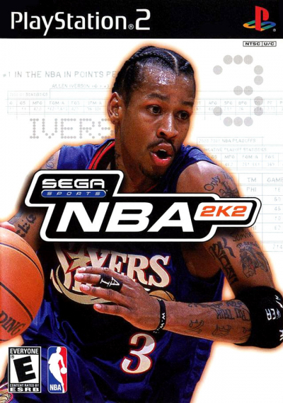 Pochette NBA 2K2 version PlayStation 2