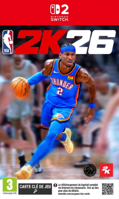 Pochette NBA 2K26 version Switch 2