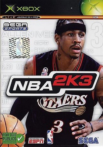 Pochette NBA 2K3 version Xbox
