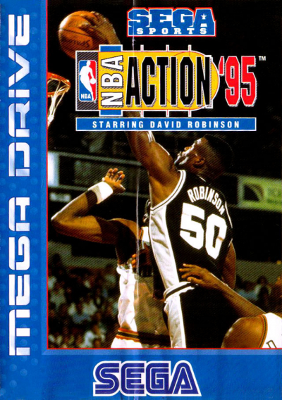 Pochette NBA Action '95 Starring David Robinson version Megadrive