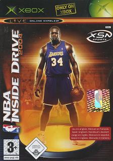 Pochette NBA Inside Drive 2004 version Xbox