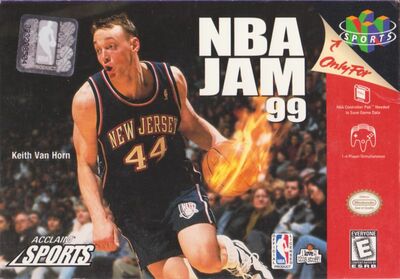 Pochette NBA Jam 99 version Nintendo 64