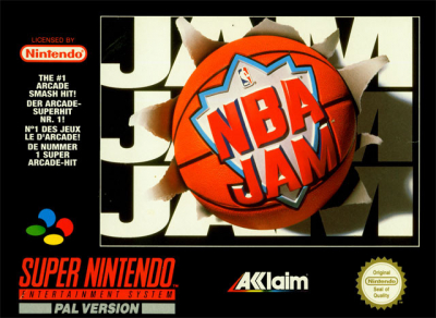 Pochette NBA Jam version Super Nintendo