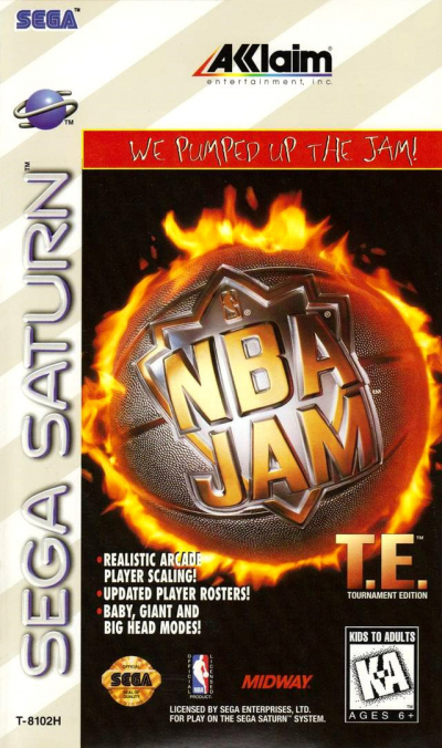 Pochette NBA Jam Tournament Edition version Saturn