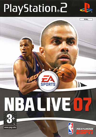 Pochette NBA Live 07 version PlayStation 2