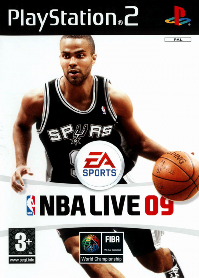 Pochette NBA Live 09 version PlayStation 2