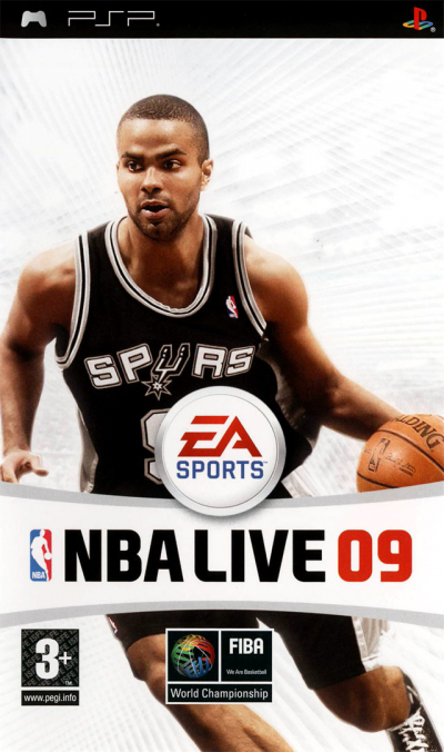 Pochette NBA Live 09 version PSP