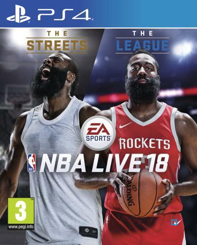 Pochette NBA Live 18 version PlayStation 4